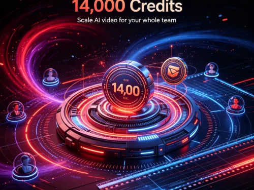 1400 AI video generation credits AI video generation credits
